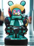 Mochilino Travel Seat – för barn Grön vadderad sits
