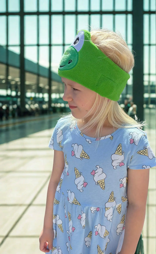😴 Bluetooth Sovmask för Barn – Mjuk, Bekväm och Full av Magi Dinosauer Mochilino