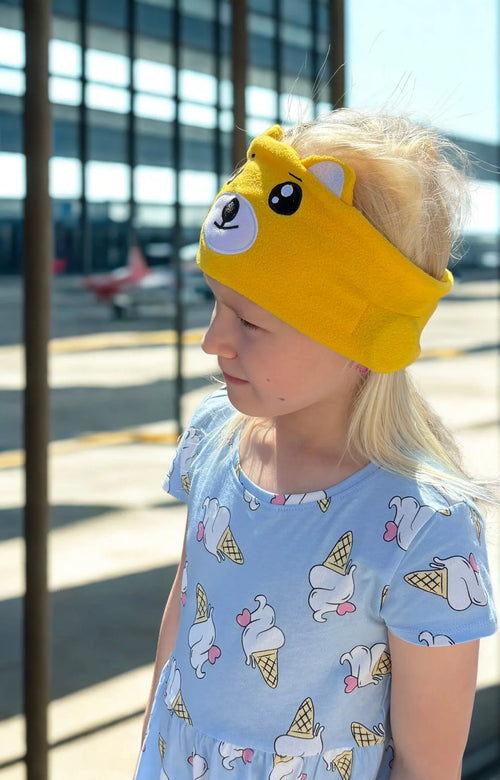 😴 Bluetooth Sovmask för Barn – Mjuk, Bekväm och Full av Magi Björn Mochilino