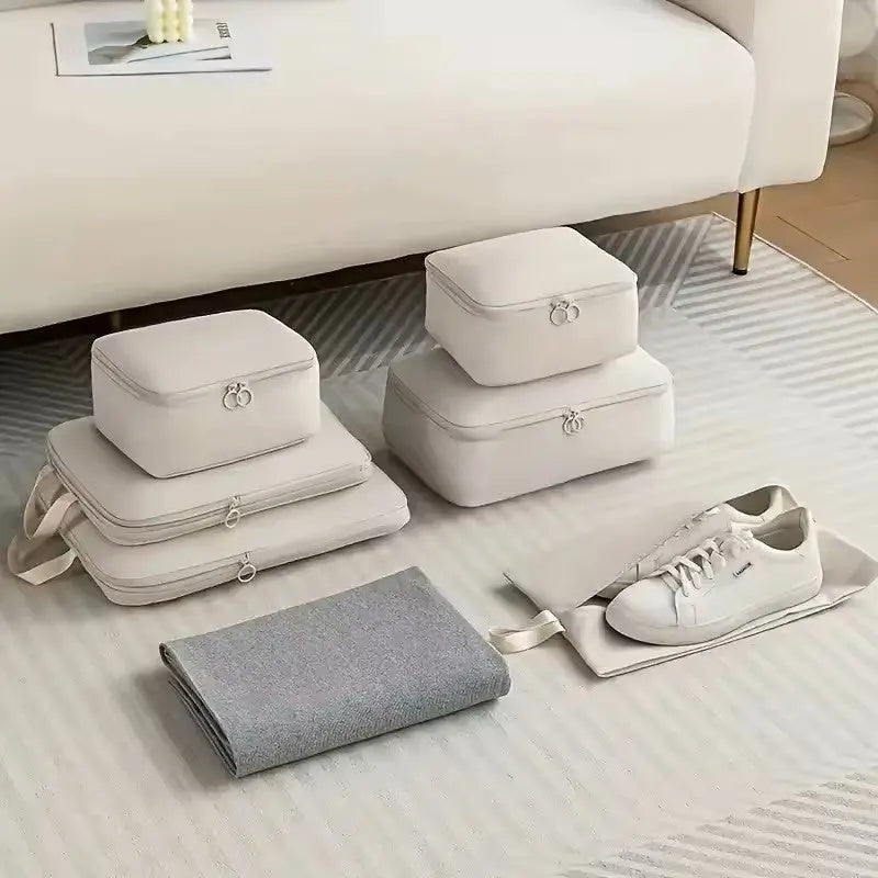 6-delars Packningsset Beige