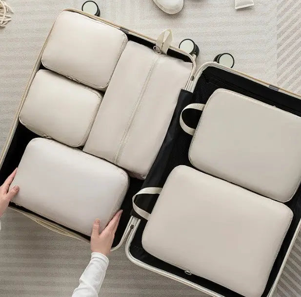 6-delars Packningsset Beige