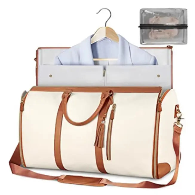 Mochilino Garment Duffel Bag Beige