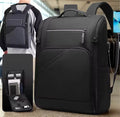 Premium reseryggsäck med laptopfack & USB-laddning – Stil möter Funktion Svart