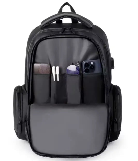 Grå Enklare Handbagage Mochilino