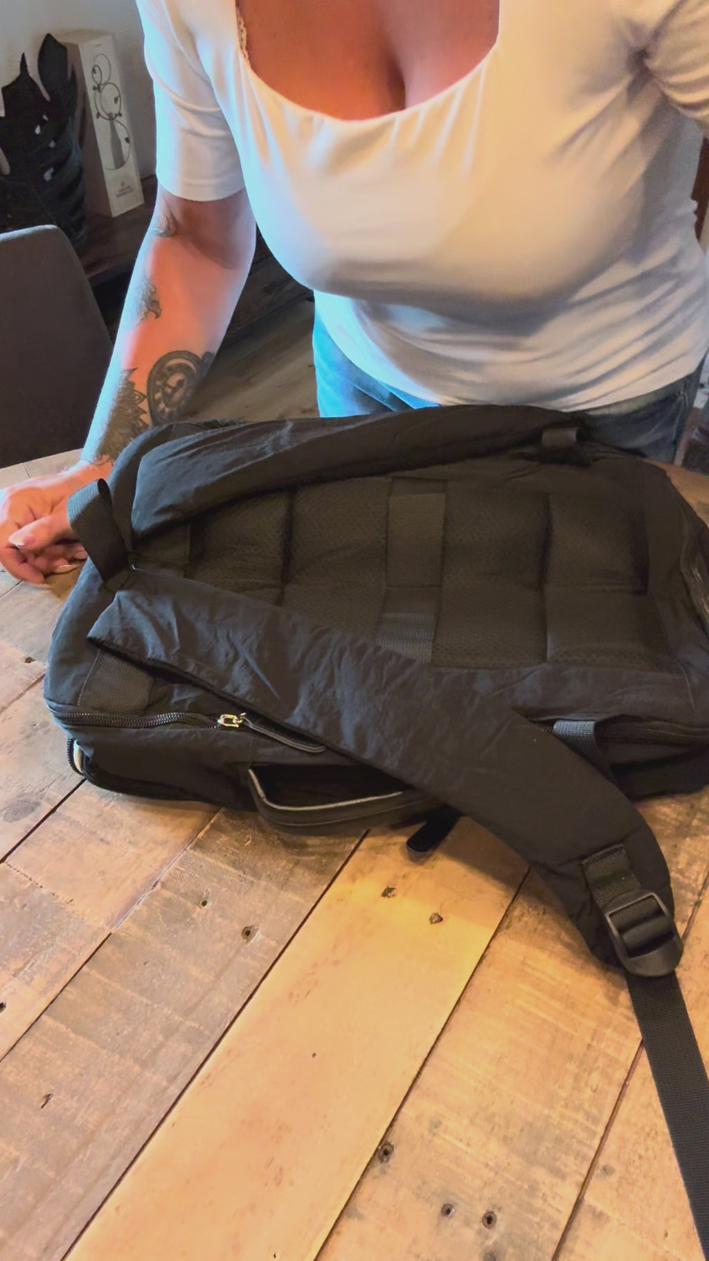 Mochilino Business Travel Backpack Beige